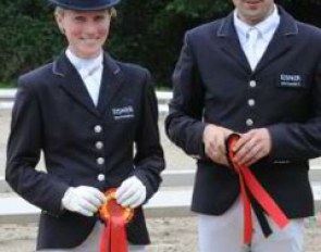 Helen and Sebastian Langehanenberg in the ribbons