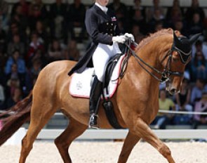 Austrian Lea Elisabeth Pointinger and Gino. This combination is trained by Werner Bergmann 