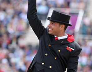 Yessin Rahmouni, the first Moroccan ever to compete at the Olympics in dressage