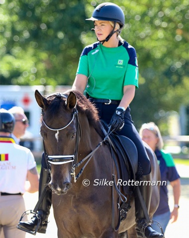 Irish Grade 5 rider Sarah Slattery and the Brandenburger mare Savona (by San Amour I).