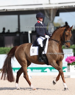 Camille Carier Bergeron on Finnlanderin at the 2024 Palm Beach Derby :: Photo © Astrid Appels