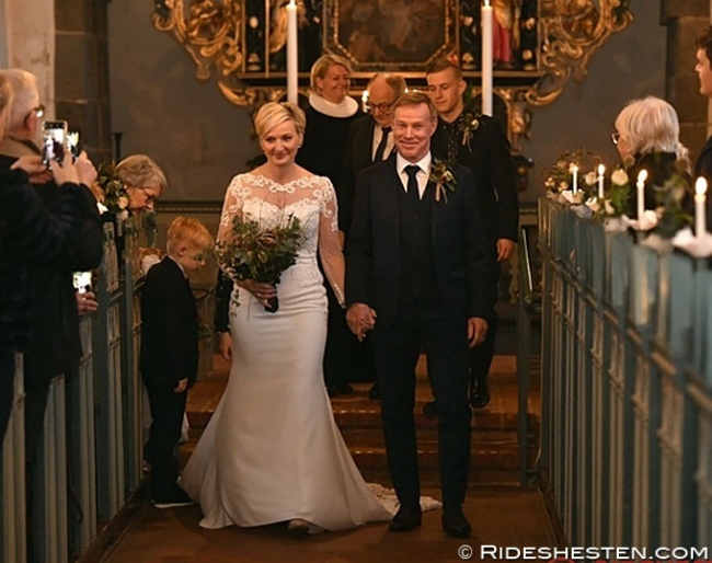 Marie Krabbe and Ib Kirk got married :: Photo © Ridehesten