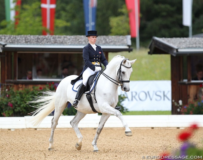 Stefanie Palm and Royal Happiness at their last CDI, the 2018 CDI Fritzens in Austria :: Photo © Astrid Appels