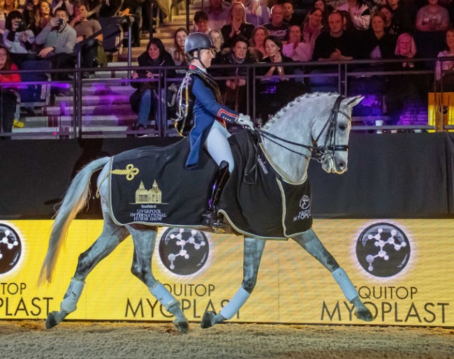 Dujardin and Florentina win the Inter I Kur invitational at the 2018 Liverpool Horse Show