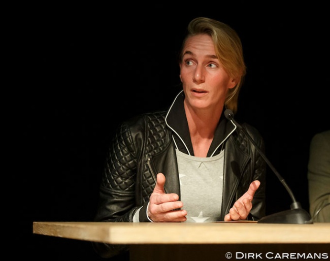 Imke Schellekens-Bartels at the 2015 Global Dressage Forum :: Photo © Dirk Caremans