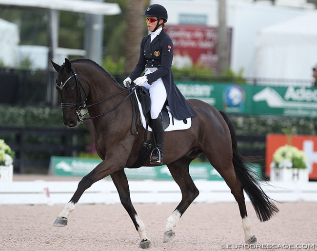 Alexandra Andresen and Empire at the 2018 CDI Wellington :: Photo © Astrid Appels