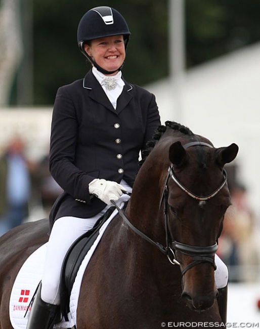 Maria Anita Andersen and Svalegards Hottie at the 2013 World Young Horse Championships in Verden :: Photo © Astrid Appels