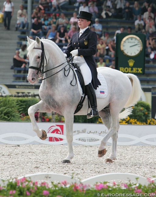 Alexandra Korelova and Balagur at the 2006 World Equestrian Games in Aachen :: Photo © Astrid Appels 