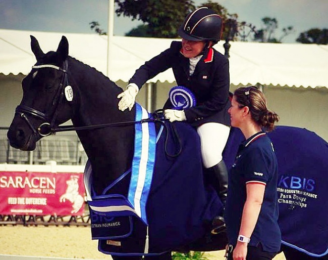 Para dressage rider Natasha Adkinson is one of five  dressage riders Inducted into the 2019-2020 British Young Professional Programme